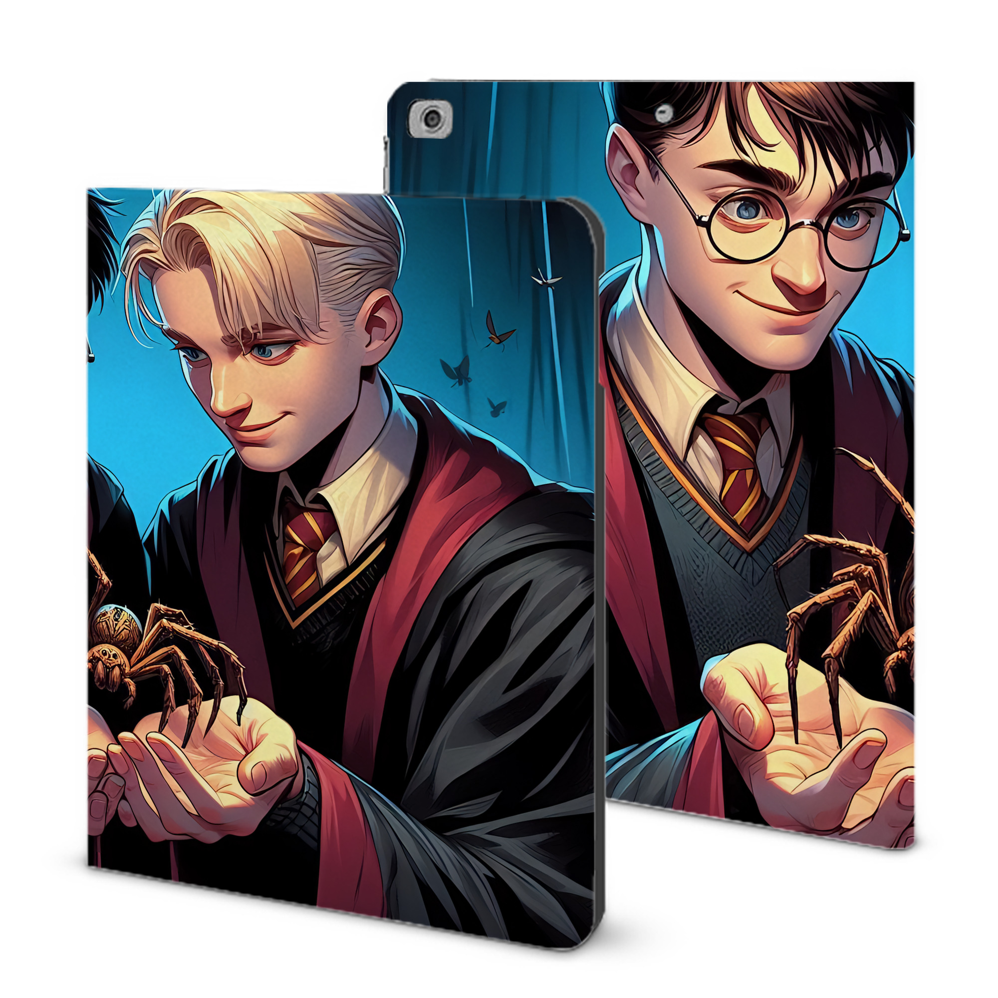（画像用） Harry Potter ハリー・ポッターシリーズ IPad ケース ブック型 PUレザー TPU 耐衝撃 軽量 薄型 ペン収納なし 全面保護 IPad 各モデル対応
